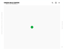 Tablet Screenshot of greenmilecoffee.com